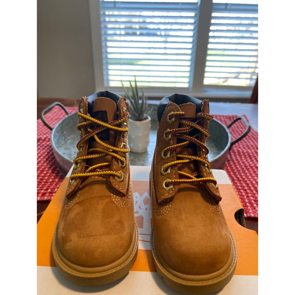 Timberland Classic 6 IN Lace Waterproof Toddler Boots SZ 5M - Picture 2 of 6